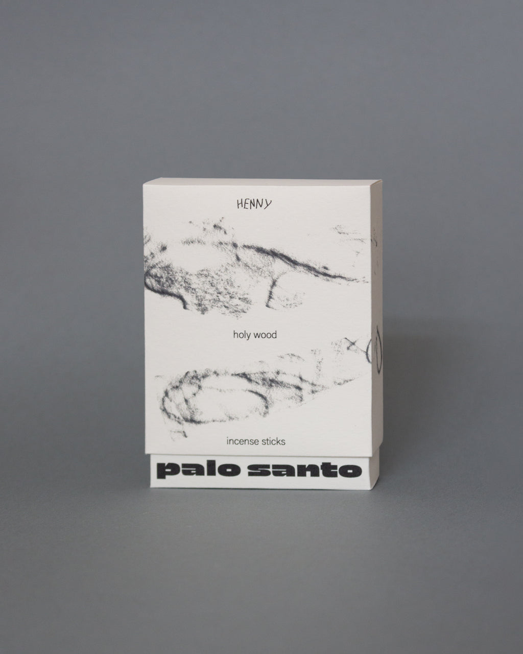 Palo Santo in stylischem Design mit minimalem Packaging, modern und klar. Henny